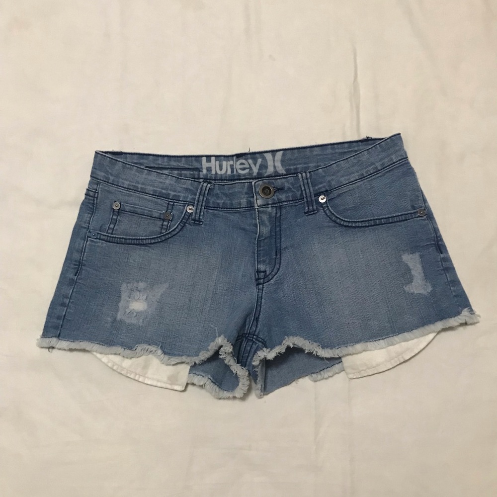 Hurley women blue denim short size: 28